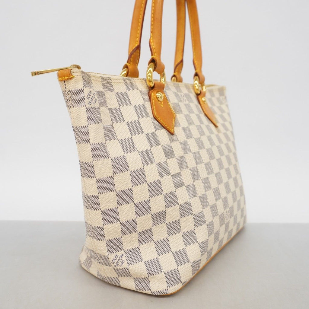 Louis Vuitton Tote Damier Azur Saleya PM White — view 2