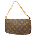 Louis Vuitton Pouch Monogram Pochette Soir Brown