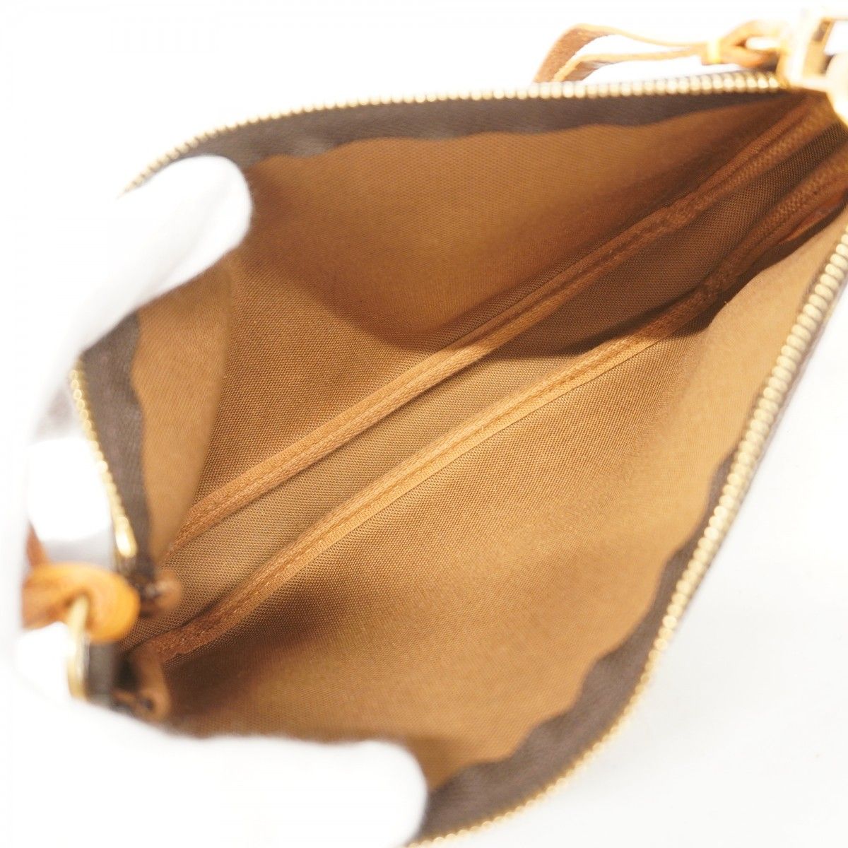 Louis Vuitton Pouch Monogram Pochette Soir Brown — view 4