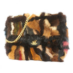 Chanel Shoulder Bag Multicolor Gold