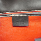 Gucci Shoulder Bag 001 Leather Black Chien Panning Gold — view 5