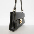 Gucci Shoulder Bag 001 Leather Black Chien Panning Gold — view 2