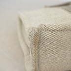 Hermes Tote Fourre Tout Canvas Gray Silver — view 6