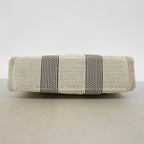Hermes Tote Fourre Tout Canvas Gray Silver — view 3