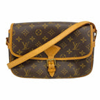 Louis Vuitton Shoulder Bag Monogram Sologne Brown