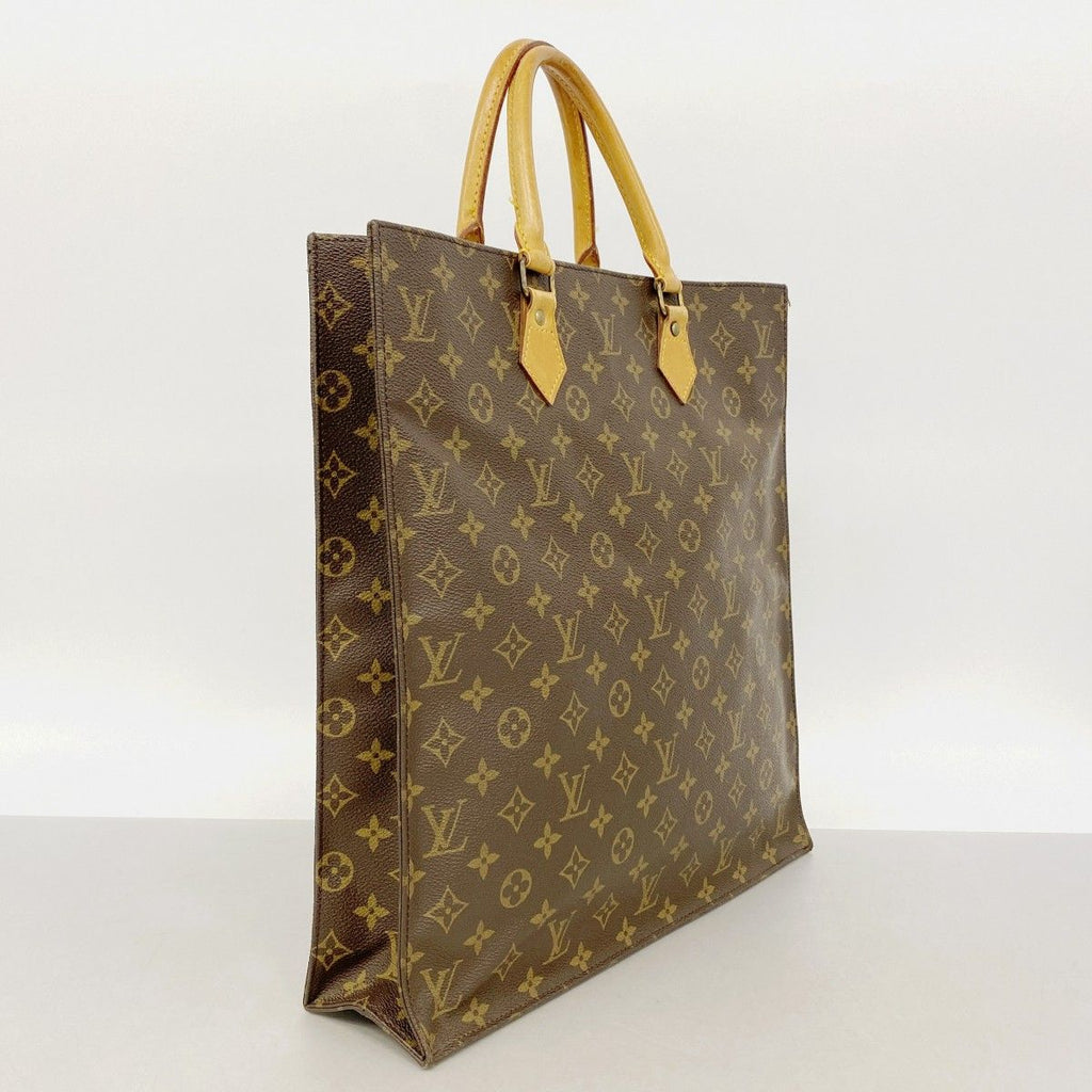 Louis Vuitton Tote Monogram Sac Plat Brown — view 2