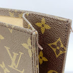 Louis Vuitton Tote Monogram Sac Plat Brown — view 7