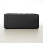 Chanel Shoulder Bag Quilted Caviar Leather Black Gold — view 3