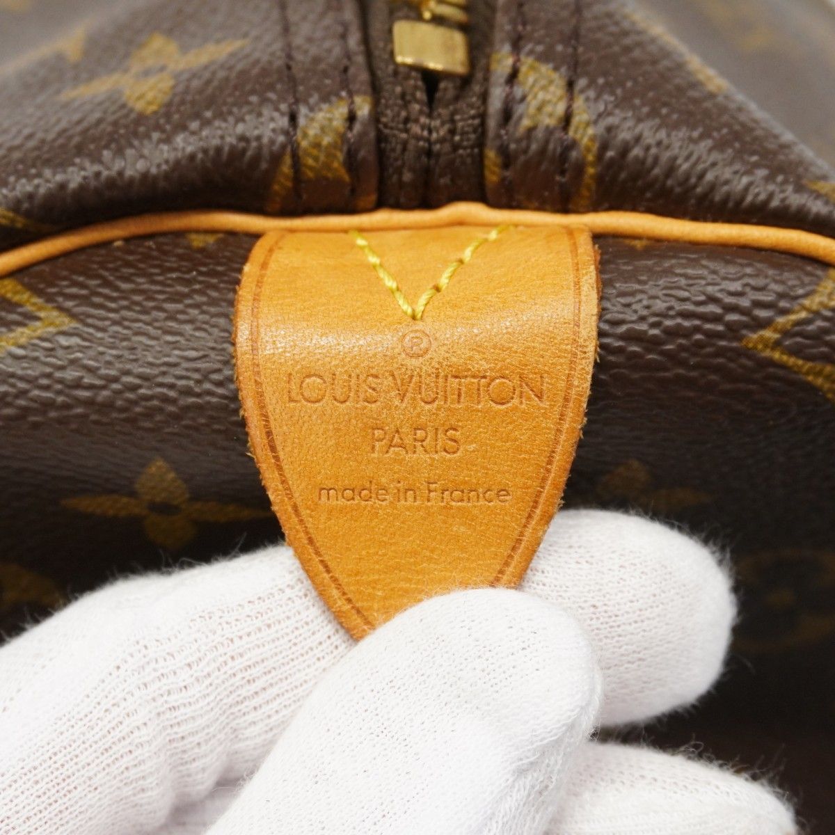 Louis Vuitton Boston Bag Monogram Keepall 55 Brown — view 5