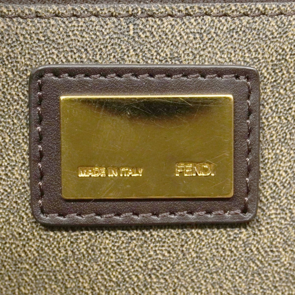 Fendi Tote Zucca Brown Gold — view 5