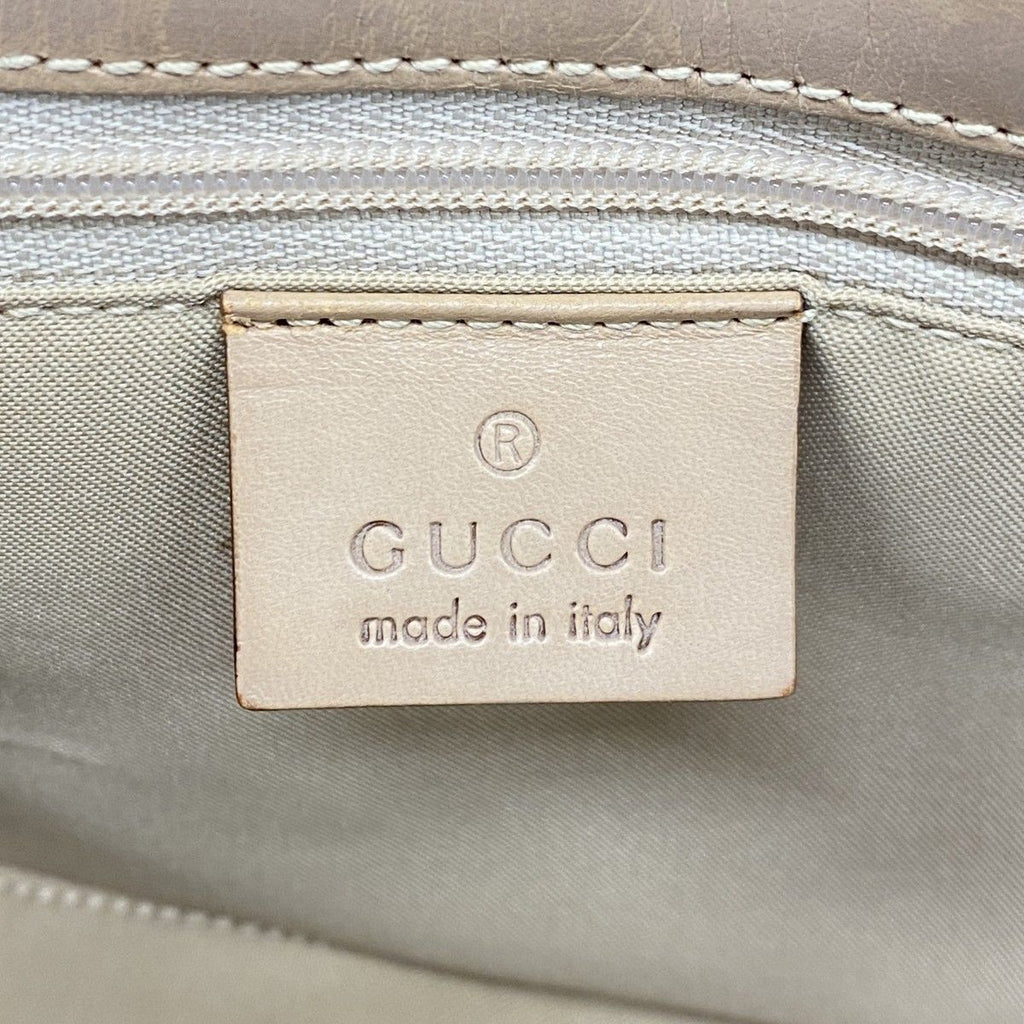 Gucci Handbag Jackie Jumbo GG 002 Canvas Lightbrown Silver — view 5