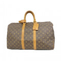 Louis Vuitton Boston Bag Monogram Keepall 45 Brown