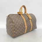 Louis Vuitton Boston Bag Monogram Keepall 45 Brown — view 2