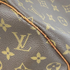 Louis Vuitton Boston Bag Monogram Keepall 45 Brown — view 8