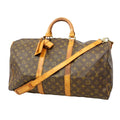 Louis Vuitton Shoulder Bag Monogram Keepall Bandouliere 50 Brown