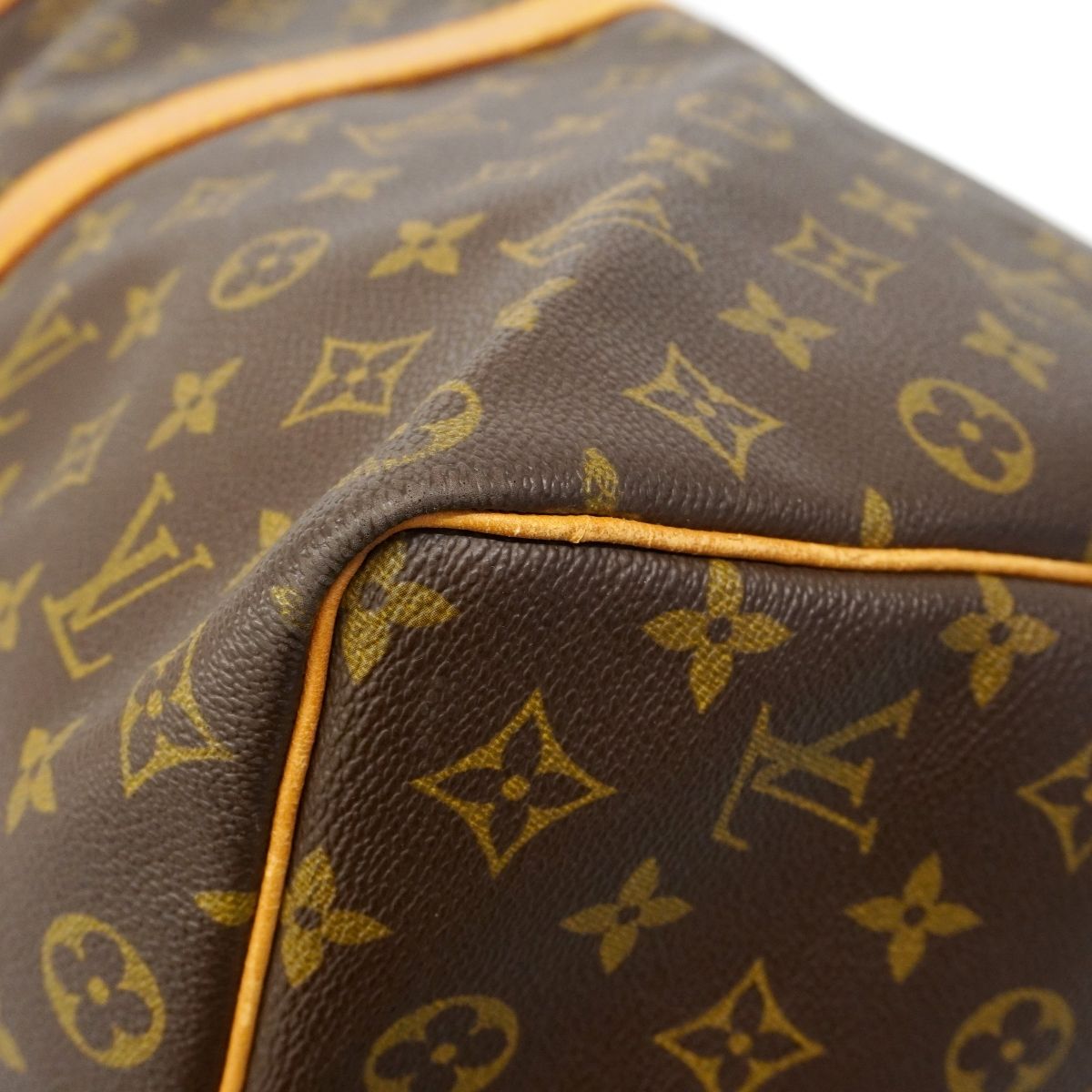 Louis Vuitton Boston Bag Monogram Keepall 50 Brown — view 6