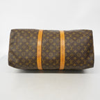 Louis Vuitton Boston Bag Monogram Keepall 50 Brown — view 3