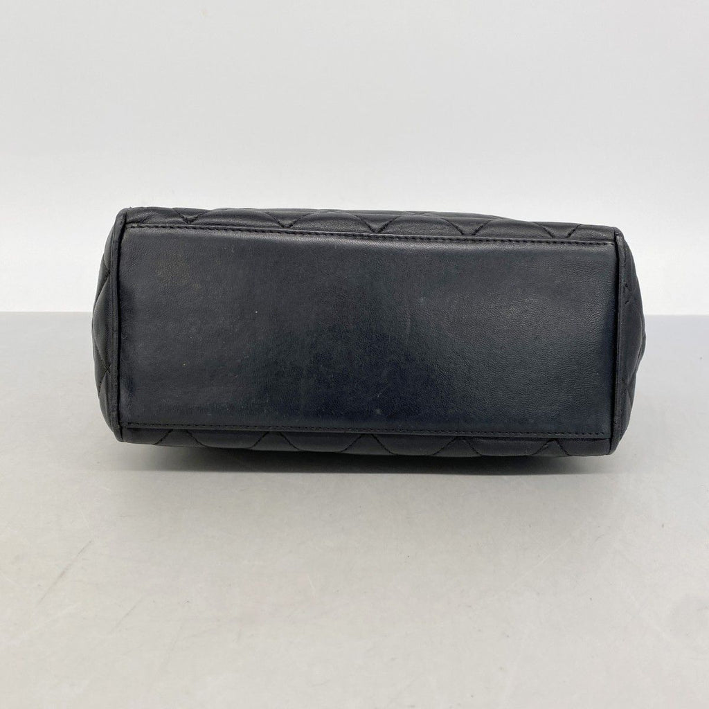 Chanel Handbag Quilted Lambskin Black Gold — view 3