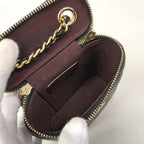 Chanel Shoulder Bag Quilted Caviar Leather Black Champagne Gold — view 4