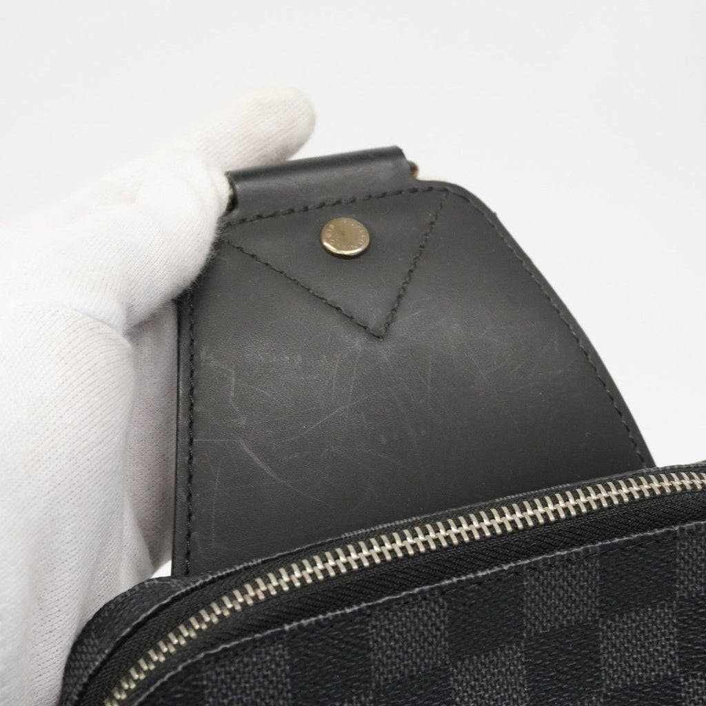 Louis Vuitton Belt Bag Damier Graphite Black — view 8