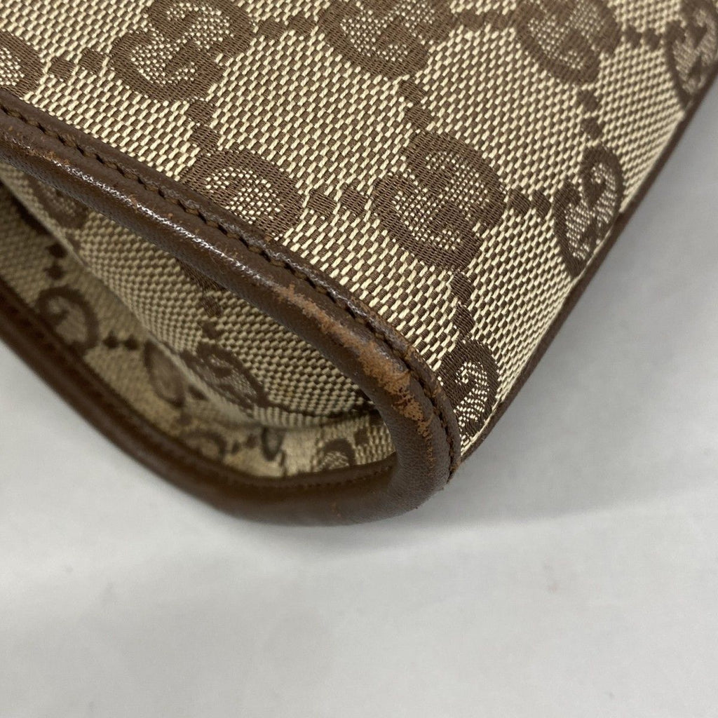 Gucci Handbag GG Canvas Jackie 002 Brown Silver — view 8