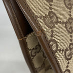 Gucci Handbag GG Canvas Jackie 002 Brown Silver — view 6