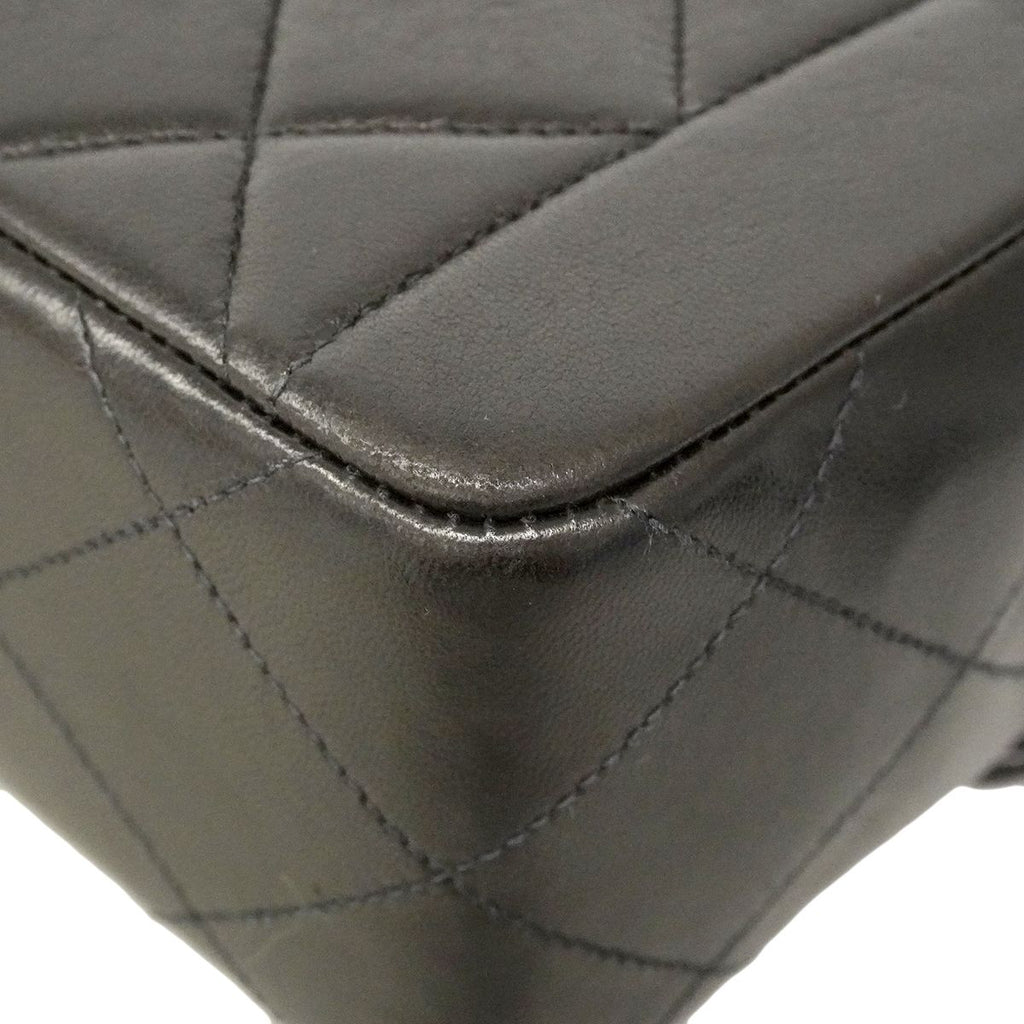 Chanel Shoulder Bag Diana Lambskin Black Gold — view 8