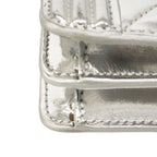 Chanel Shoulder Bag Boy Silver — view 8