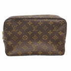Louis Vuitton Pouch Monogram Trousse Toilette 23 Brown