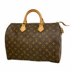 Louis Vuitton Handbag Monogram Speedy 35 Brown