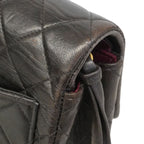 Chanel Backpack Quilted Lambskin Black Gold — view 6