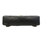 Chanel Backpack Quilted Lambskin Black Gold — view 3