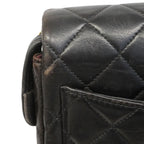 Chanel Backpack Quilted Lambskin Black Gold — view 7