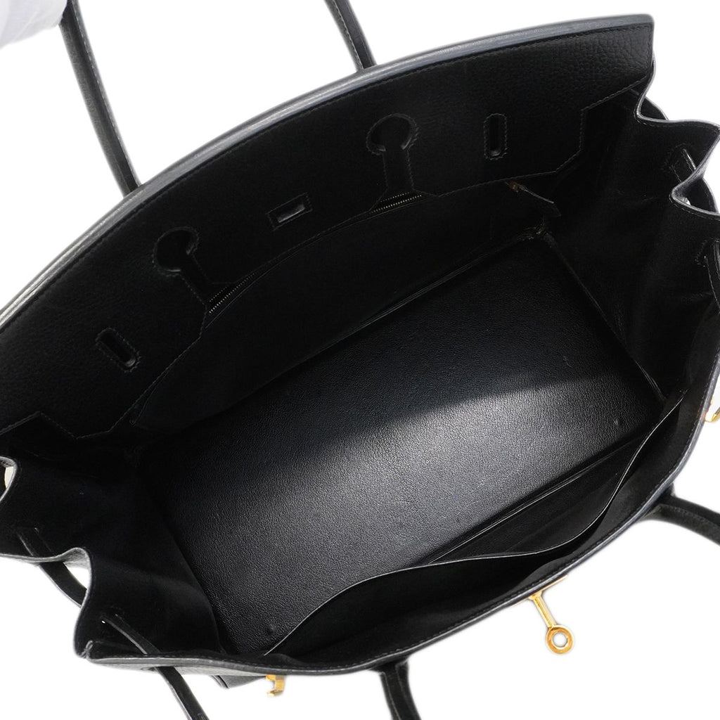 Hermes Handbag Birkin 40 Black Gold — view 4
