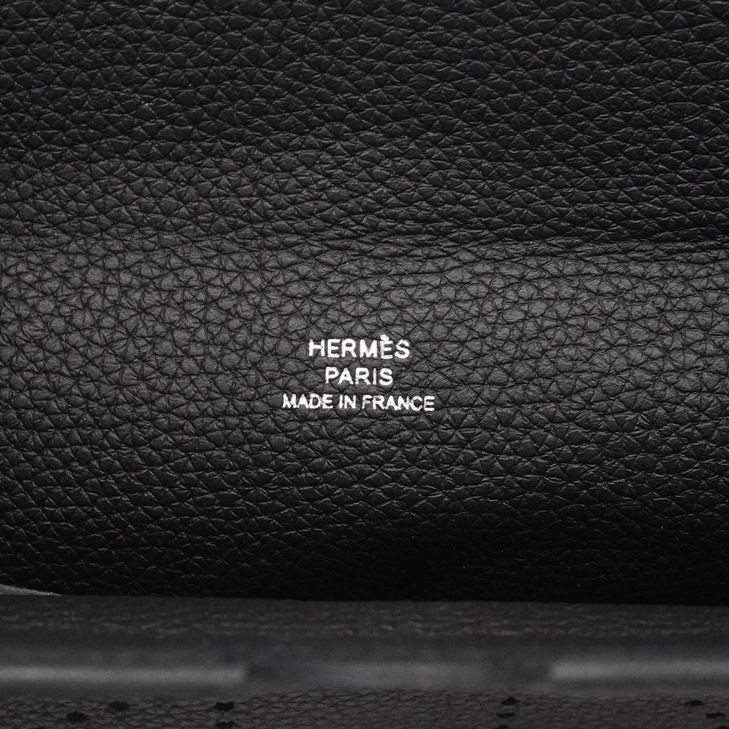 Hermes Shoulder Bag Togo Black Silver — view 5