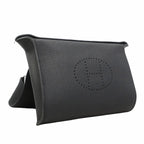 Hermes Shoulder Bag Togo Black Silver — view 2