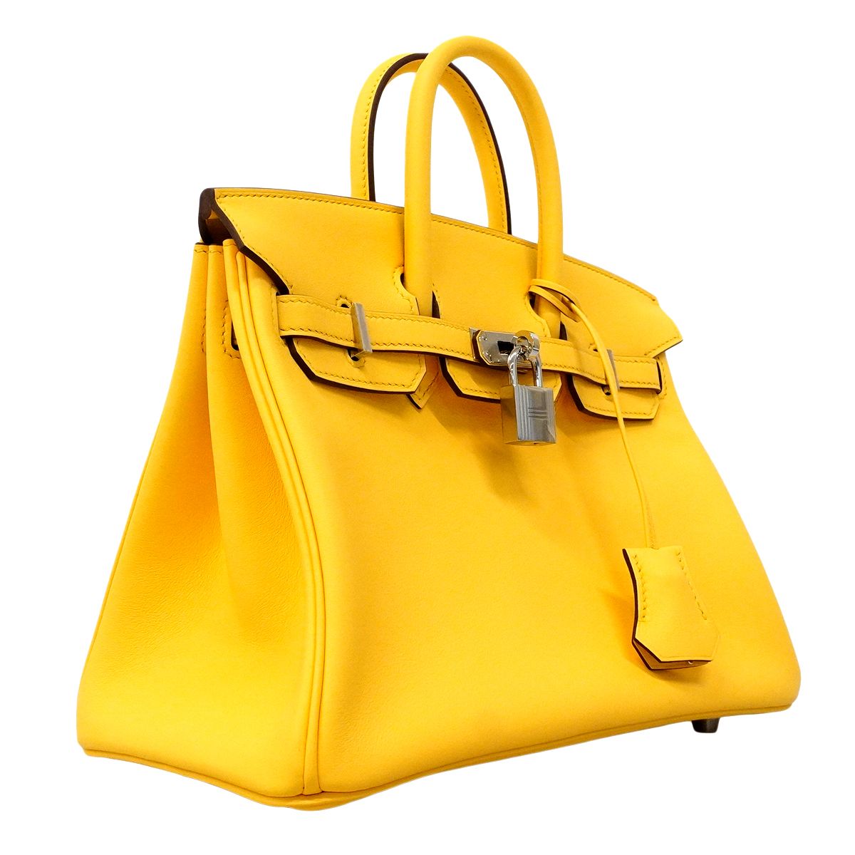 Hermes Handbag Birkin 25 Swift Silver — view 2