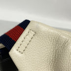 Gucci Waist Bag Leather White Gold — view 7