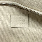 Gucci Waist Bag Leather White Gold — view 5