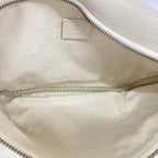 Gucci Waist Bag Leather White Gold — view 4