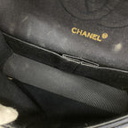 Chanel Shoulder Bag Quilted Navy Gold — view 4