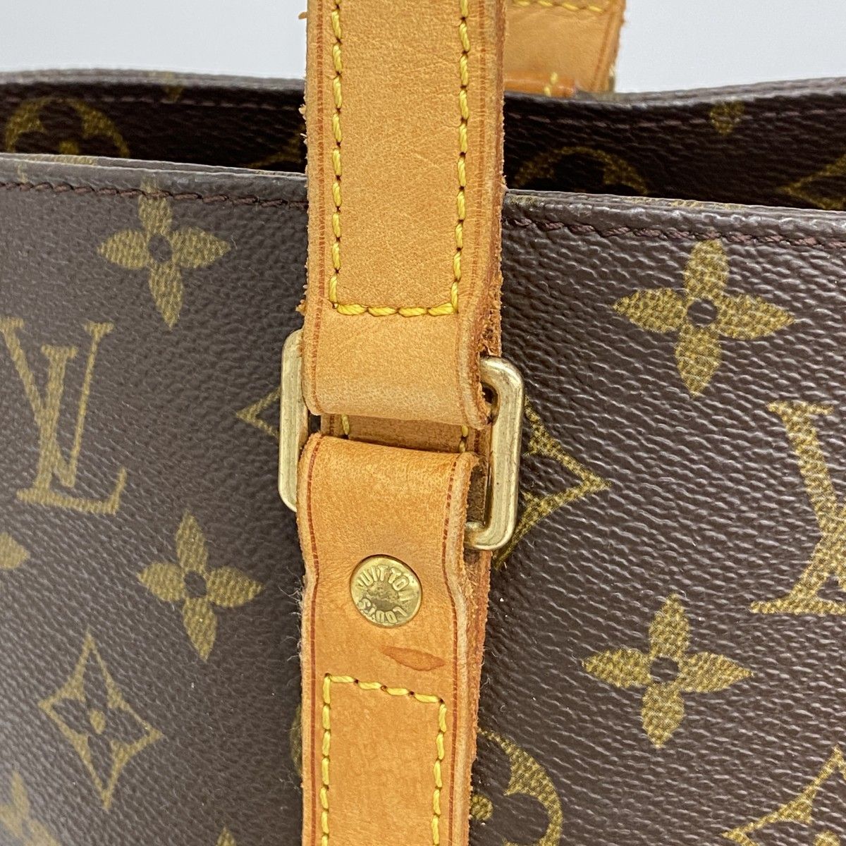 Louis Vuitton Shoulder Bag Monogram Sac Shopping Brown — view 8