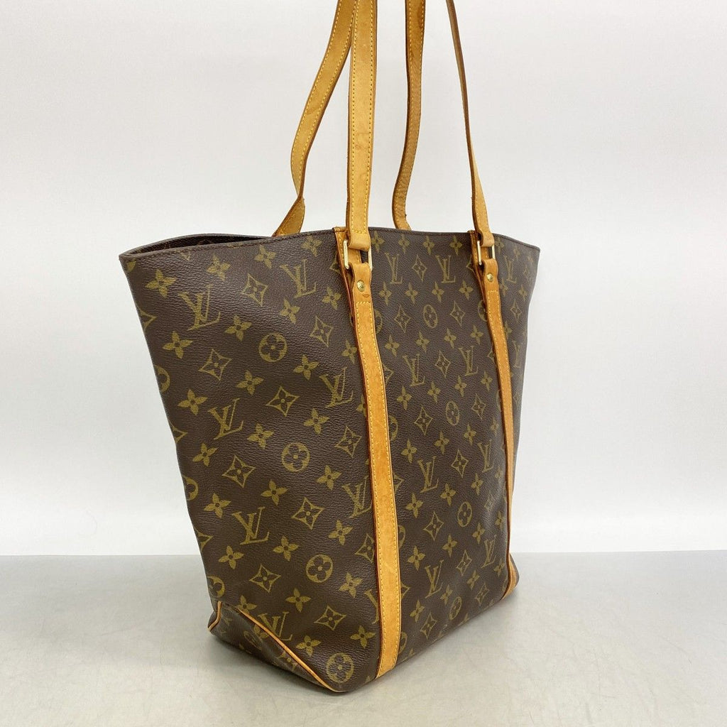 Louis Vuitton Shoulder Bag Monogram Sac Shopping Brown — view 2