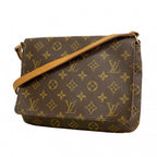 Louis Vuitton Shoulder Bag Monogram Musette Tango Short Strap Brown