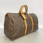 Louis Vuitton Boston Bag Monogram Keepall 50 Brown — view 2