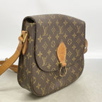 Louis Vuitton Shoulder Bag Monogram Saint Cloud GM Brown — view 2