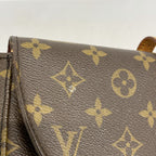 Louis Vuitton Shoulder Bag Monogram Cite MM Brown — view 8