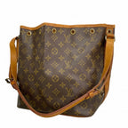 Louis Vuitton Shoulder Bag Monogram Petit Noe Brown