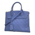 Louis Vuitton Handbag Monogram Empreinte Pont Neuf MM Denim 2-Way