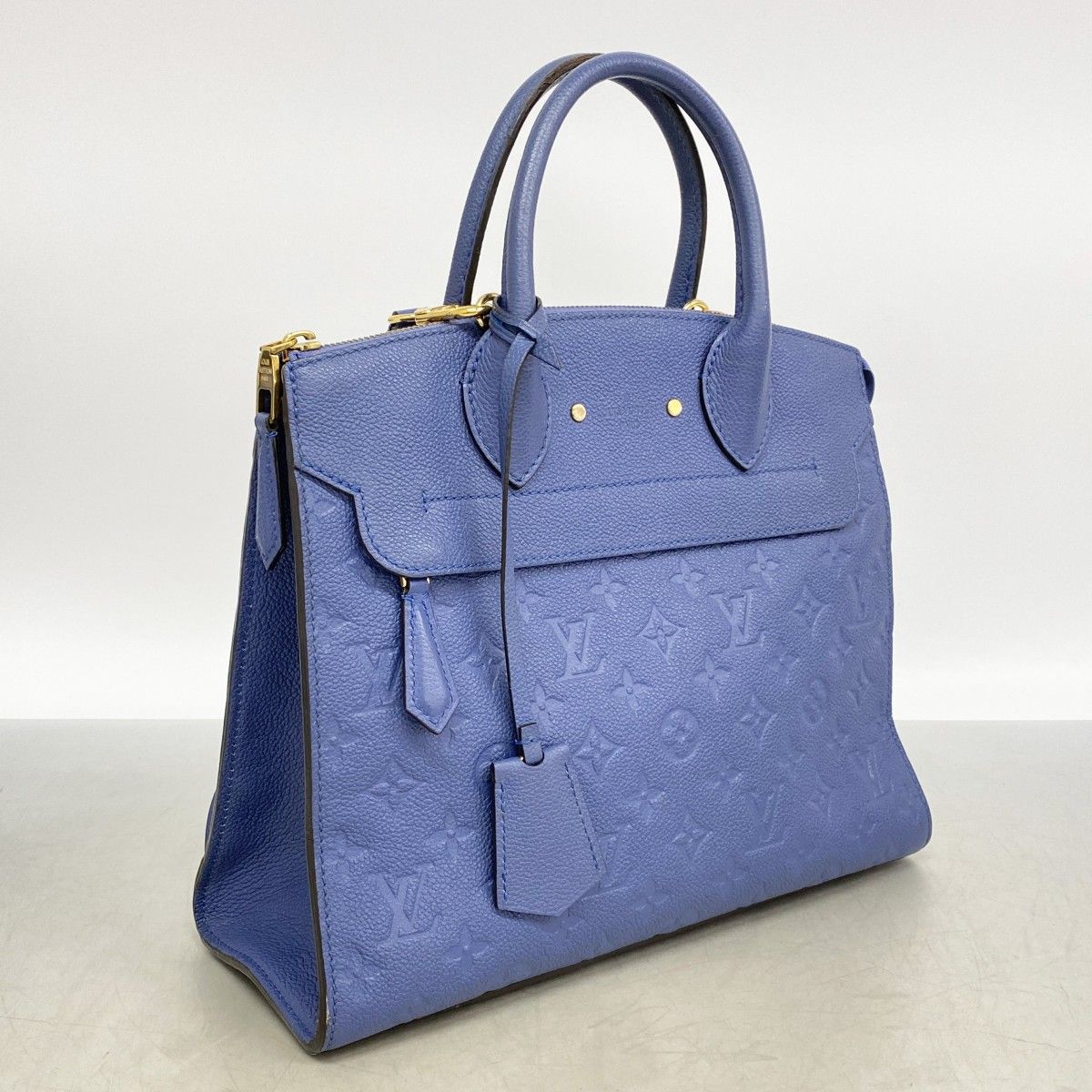 Louis Vuitton Handbag Monogram Empreinte Pont Neuf MM Denim 2-Way — view 2